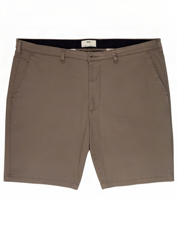 Мужские шорты чинос Marks & Spencer 2XL W42 Серый хлопок