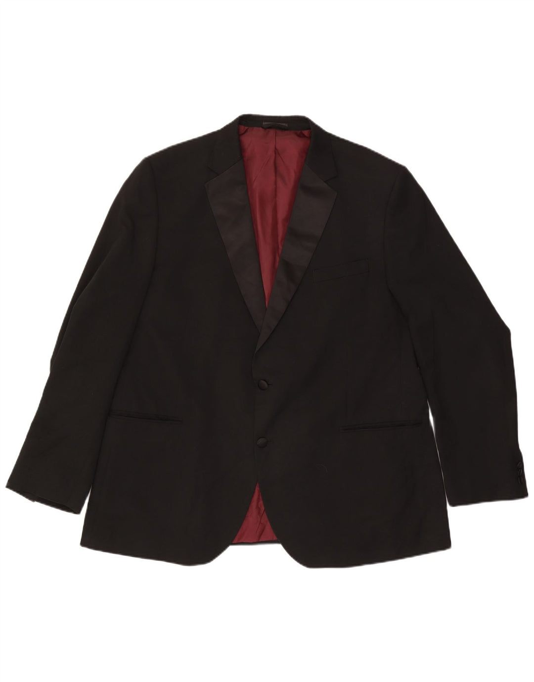 Мужской пиджак стандартного кроя с 2 пуговицами Marks & Spencer UK 48 2XL, черный
