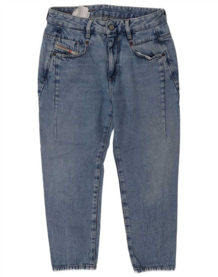 Женские узкие джинсы-капри Diesel W25 L22, синие, хлопок