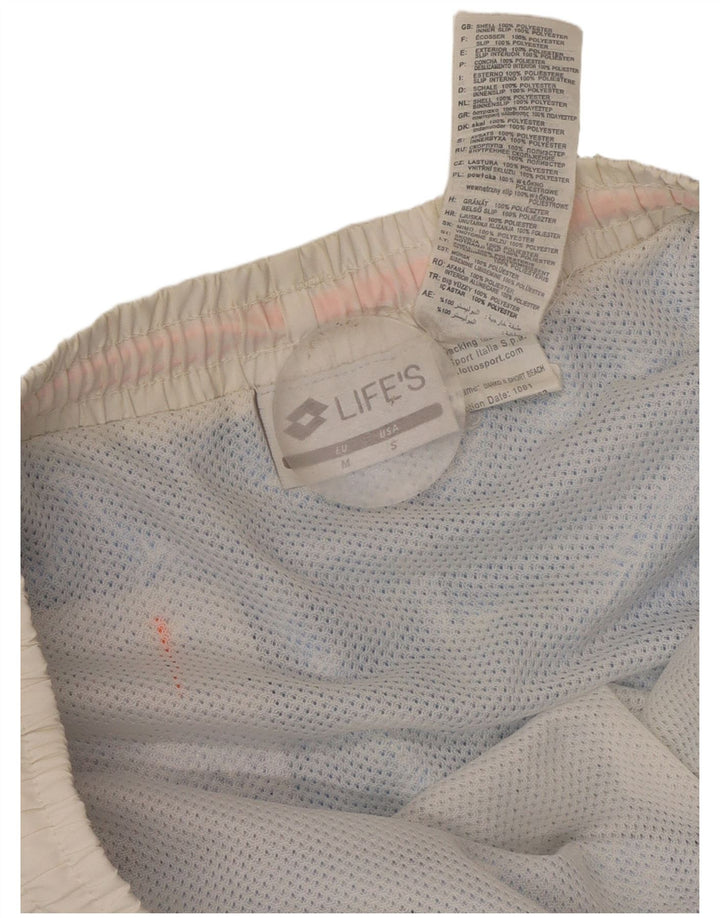 Мужские шорты для плавания Lotto, полиэстер среднего синего цвета с цветочным принтом