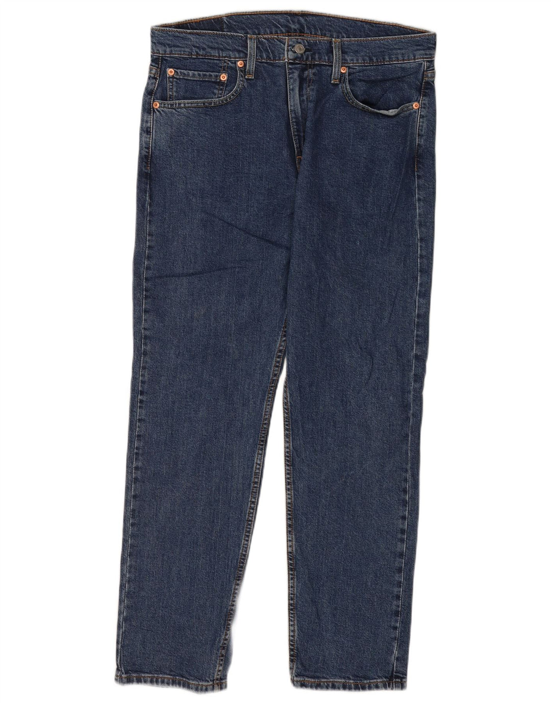 Мужские зауженные джинсы Levi's 502 W33 L29 синие, хлопок
