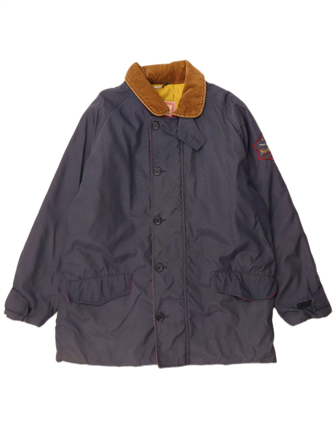 Мужская ветровка Carrera UK 42 XL Темно-синяя с цветными блоками Полиамид