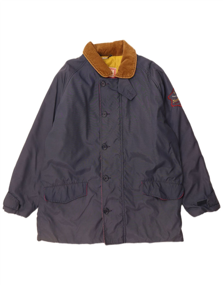 Мужская ветровка Carrera UK 42 XL Темно-синяя с цветными блоками Полиамид