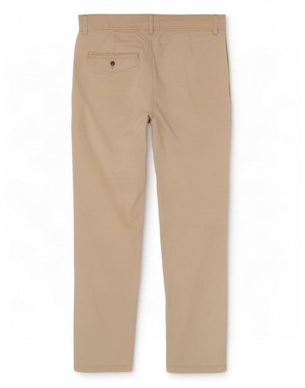 Женские прямые брюки чинос Marks & Spencer UK 16, большие W36 L28, бежевые