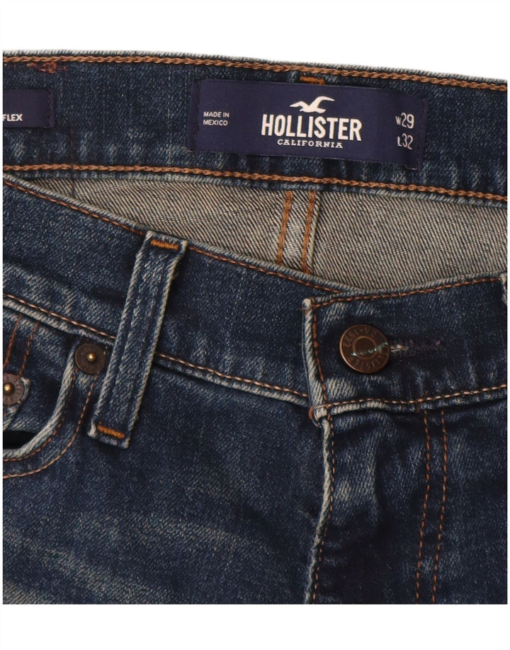 Мужские прямые джинсы HOLLISTER W29 L32, темно-синий, хлопок