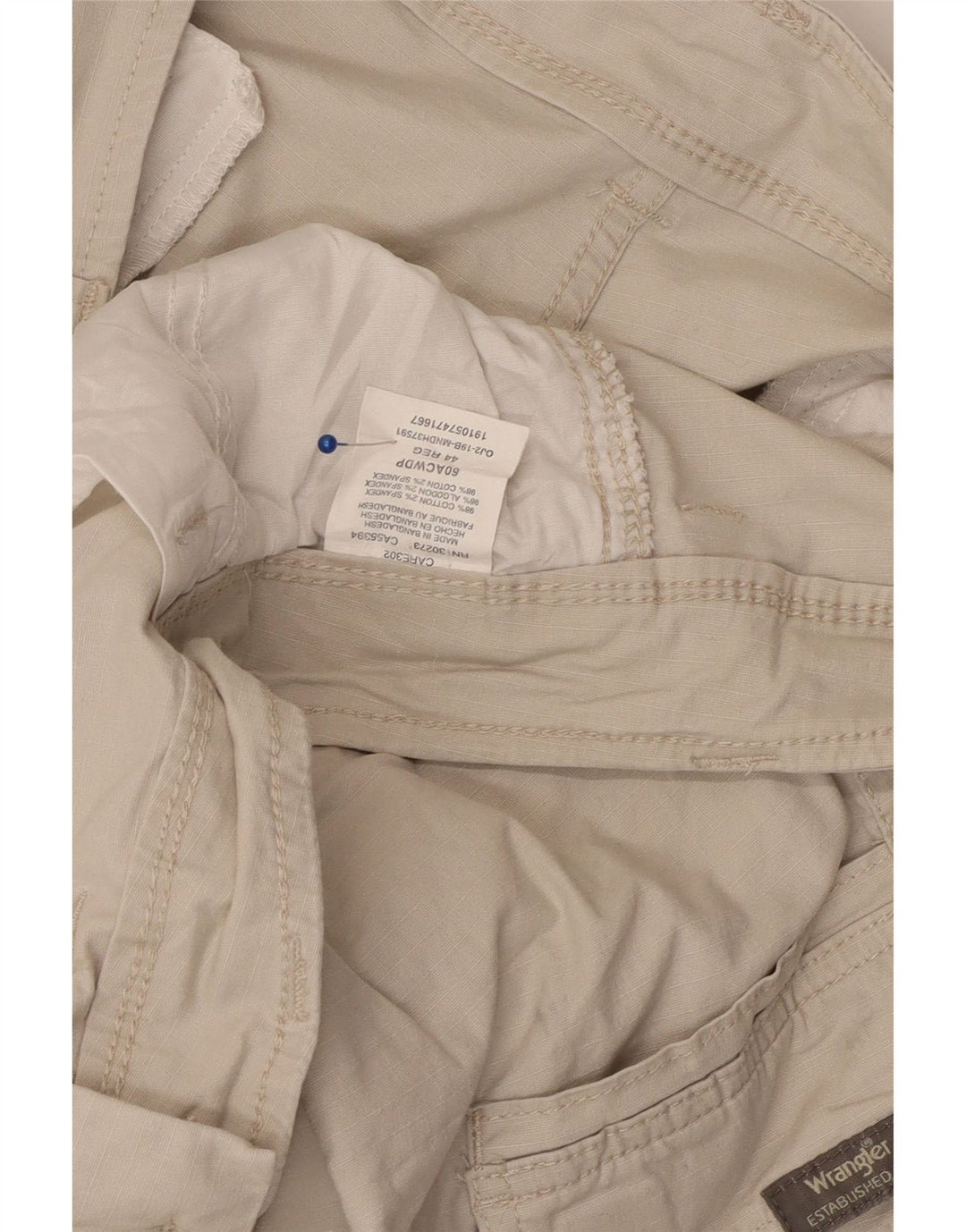 Мужские шорты карго WRANGLER W44 2XL Бежевые, хлопок