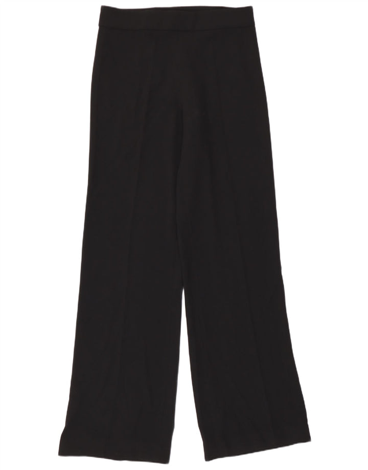 Женские повседневные широкие брюки Zara Medium W30 L33, черные, полиэстер