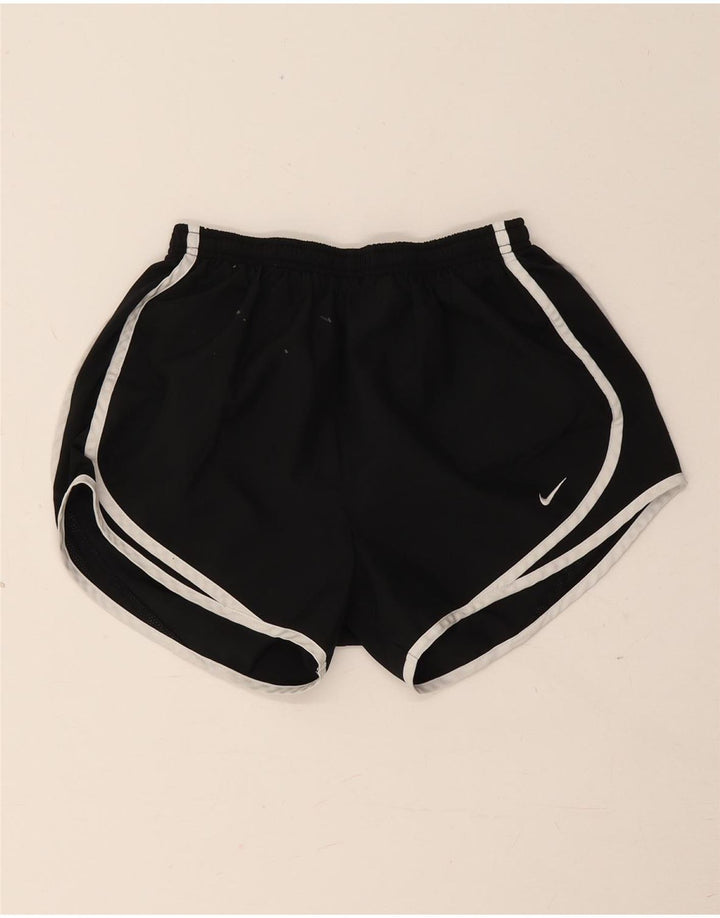 Женские спортивные шорты Nike Dri Fit UK 8, маленькие черные из полиэстера