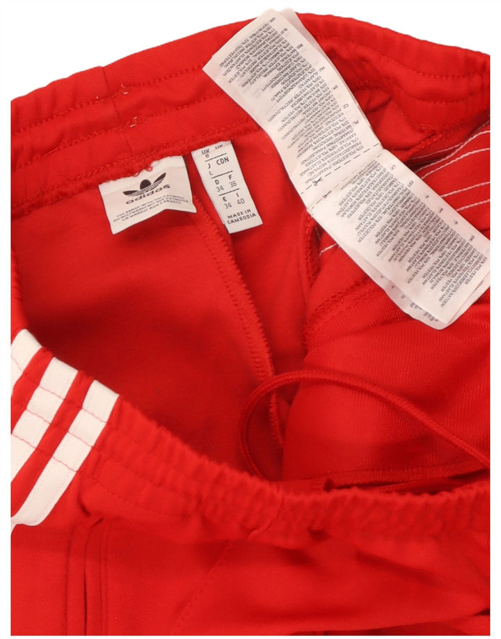 Женские спортивные брюки Adidas UK 8, маленький красный полиэстер