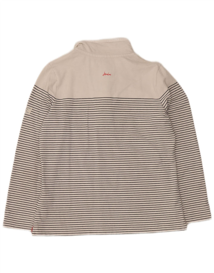 Женский свитер JOULES UK 14 Medium Off White Striped