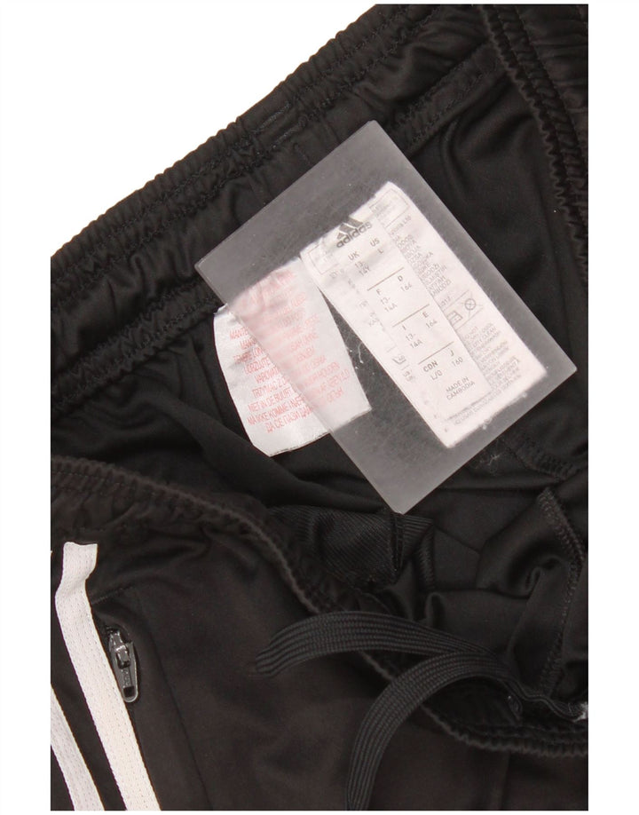 Спортивные шорты Adidas Climalite для мальчиков 13-14 лет, черный полиэстер