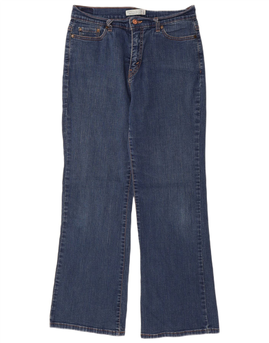 Женские джинсы Levi's 512 Perfectly Slim Bootcut, размер США 12, большие W28 L30, синие