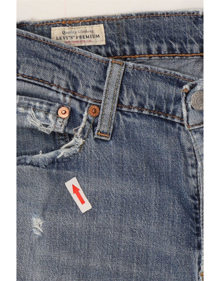 Женские зауженные джинсы Levi's 511 W30 L30 синие, хлопок