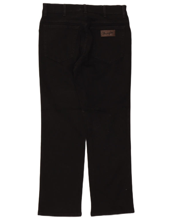 Мужские прямые джинсы Wrangler Texas W33 L30, черный хлопок