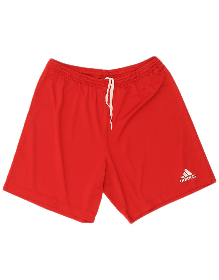 Мужские спортивные шорты Adidas, большой красный полиэстер