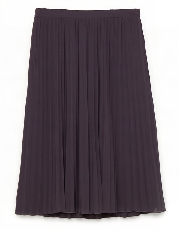 Женская плиссированная юбка Marks & Spencer UK 20 2XL W42 Темно-синий полиэстер