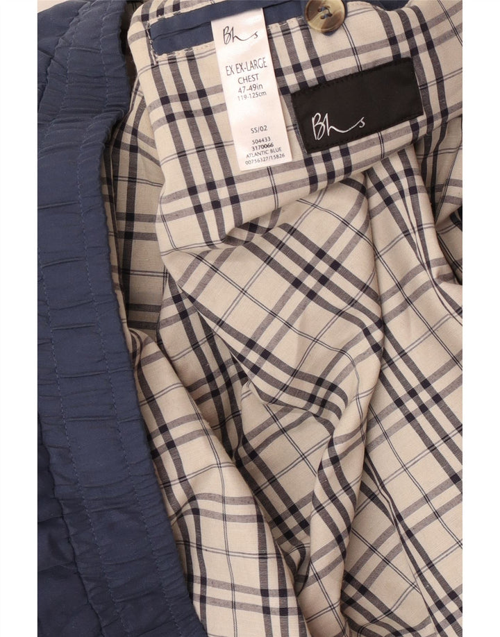 Мужская куртка-бомбер Bhs UK 47/49 2XL Темно-синий хлопок