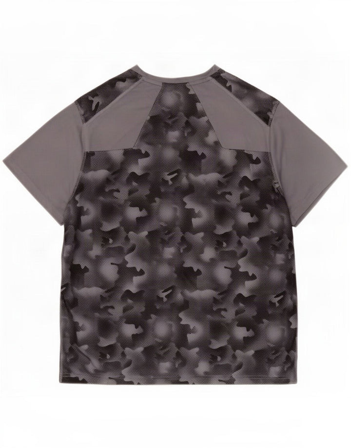 Мужская футболка Mountain Warehouse Top 2XL, серый камуфляжный полиэстер