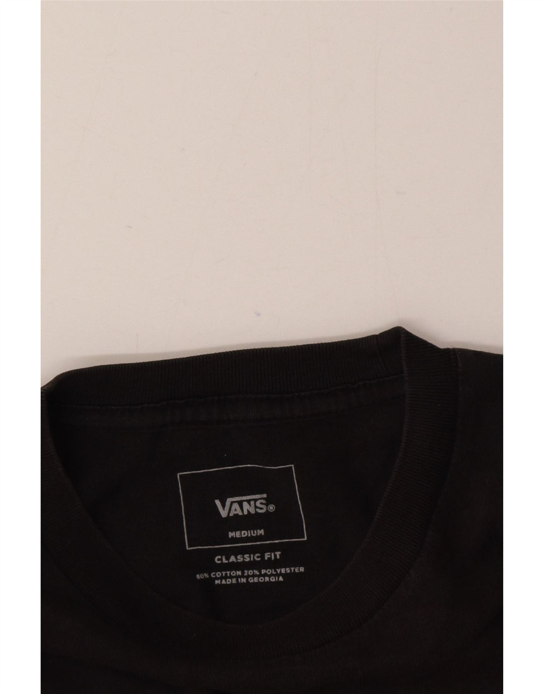 Мужская футболка классического кроя Vans, хлопковый топ среднего серого цвета с цветными блоками
