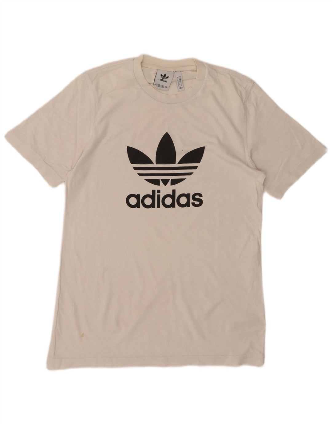 ADIDAS Мужская футболка с рисунком, маленький белый хлопок