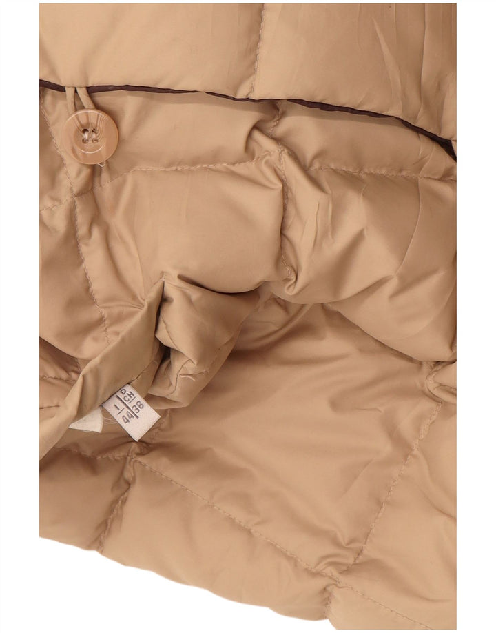 Винтажное женское двустороннее пуховое пальто IT 44 Medium Beige