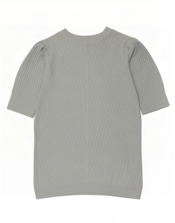 Женская блузка Marks & Spencer Top UK 8, маленькая, синяя, вискоза
