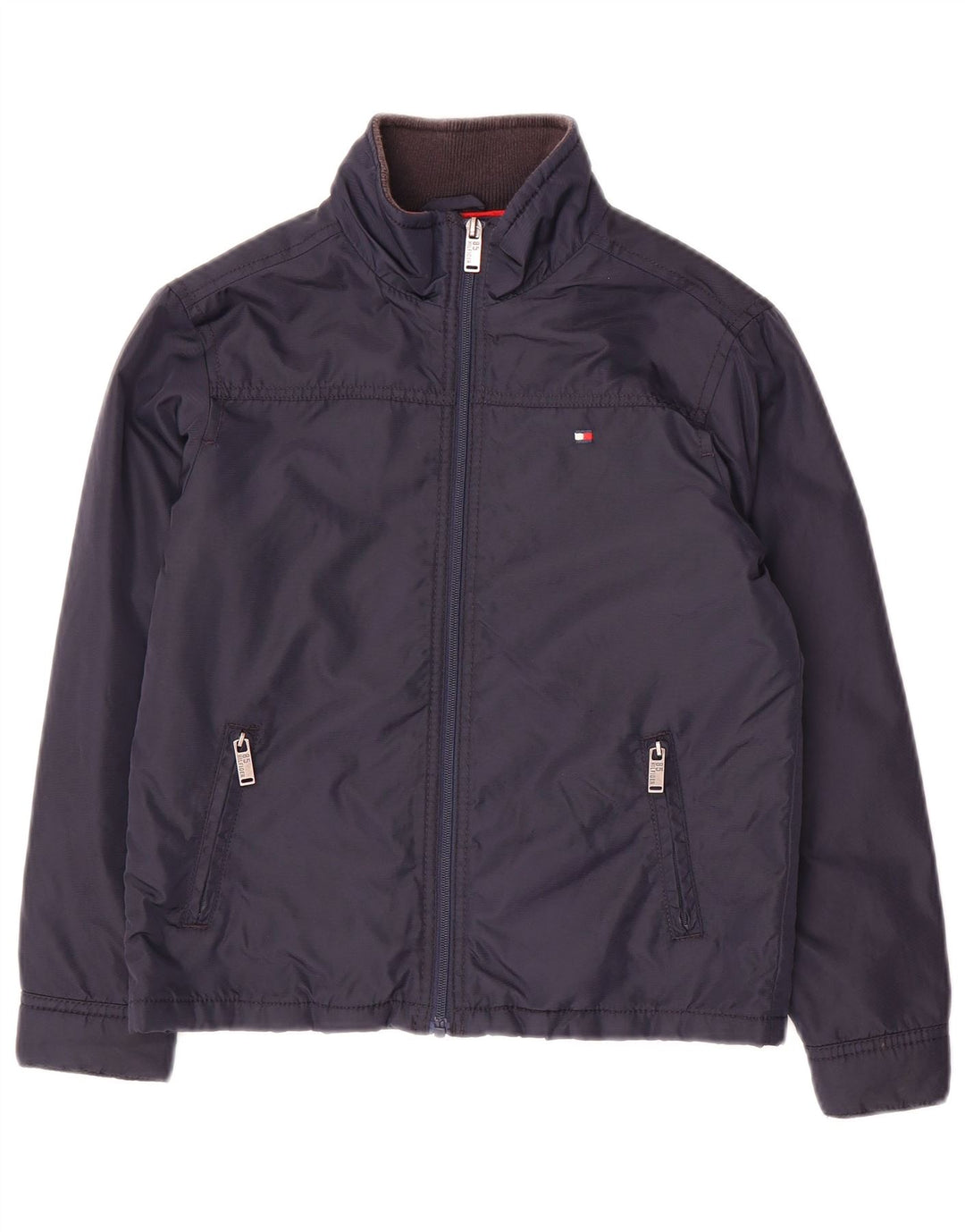 Куртка-бомбер Tommy Hilfiger для мальчиков 9–10 лет, темно-синий, нейлон