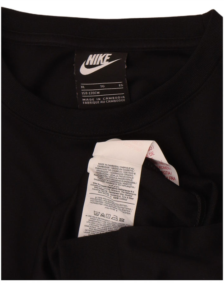 Джемпер Nike для мальчиков 13–14 лет, XL, черный полиэстер