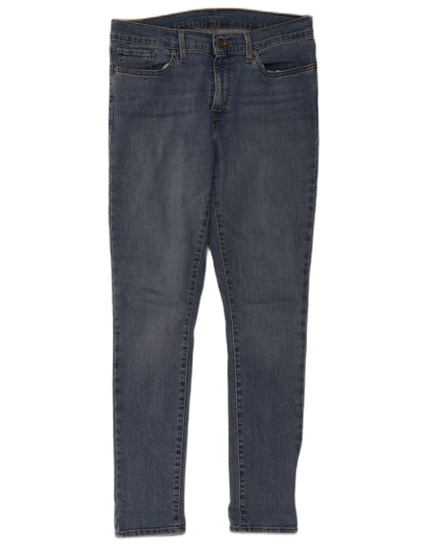 Женские джинсы скинни Levi's 501 W30 L30 синие, хлопок