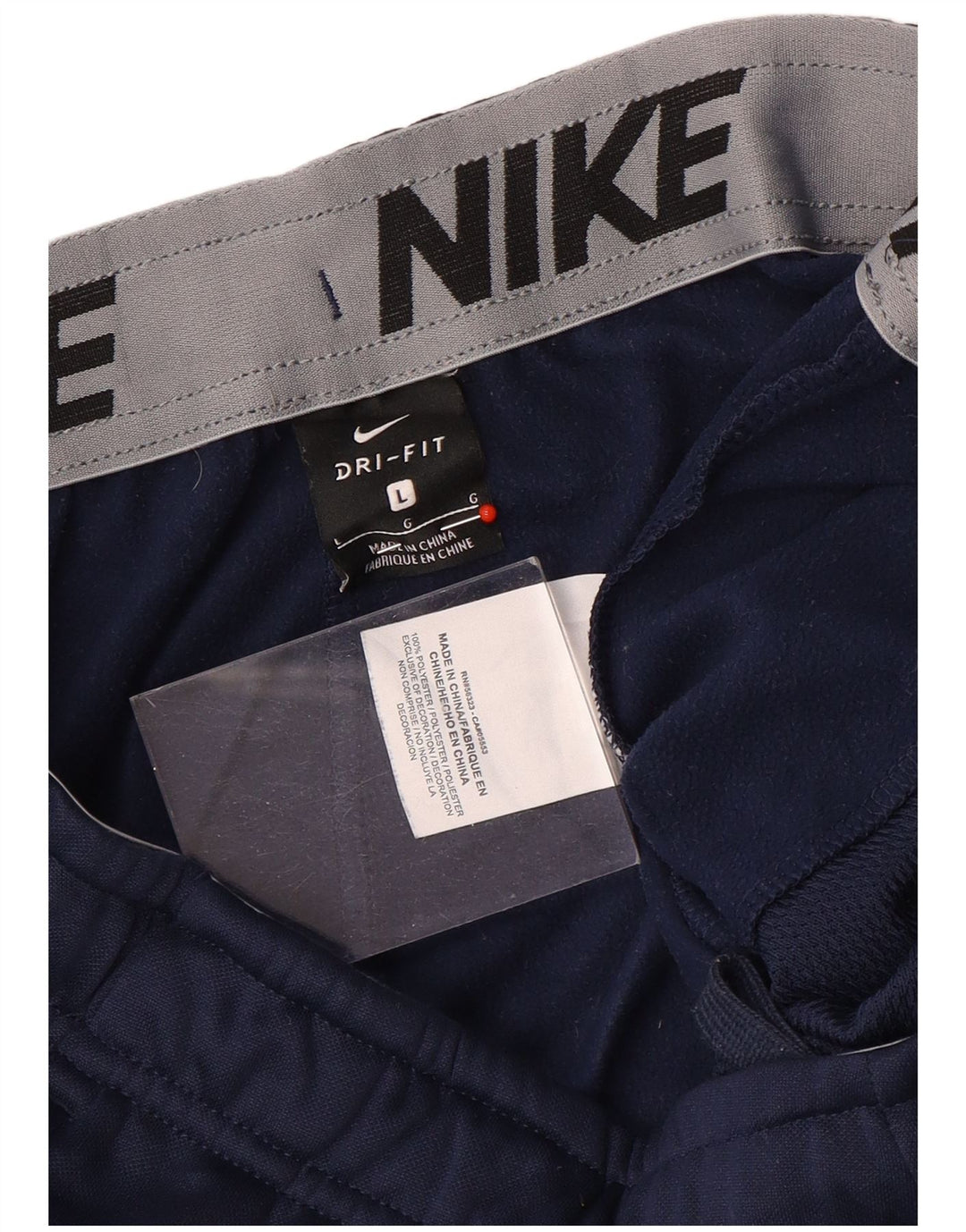Мужские спортивные брюки Nike Michigan, большие темно-синие брюки из полиэстера