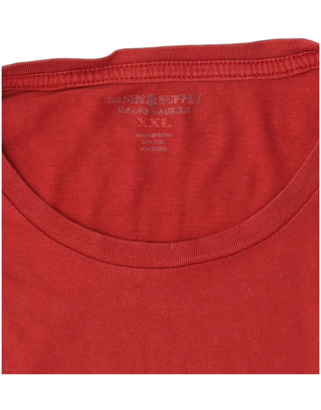 Мужская футболка с рисунком Ralph Lauren 2XL, красная