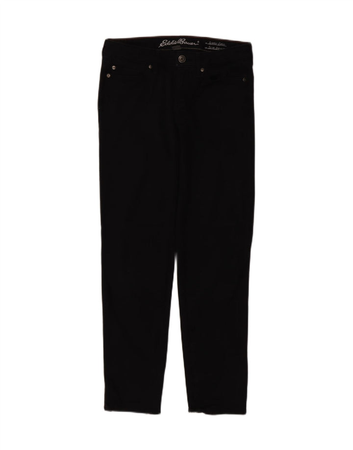 EDDIE BAUER Womens Slightly Curvy Straight Jeans US 4 Small W30 L29 Black Vintage Eddie Bauer and Second-Hand Eddie Bauer from Messina Hembry 
