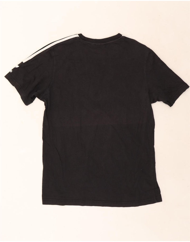 Мужская футболка с рисунком Adidas Top Medium Black Cotton