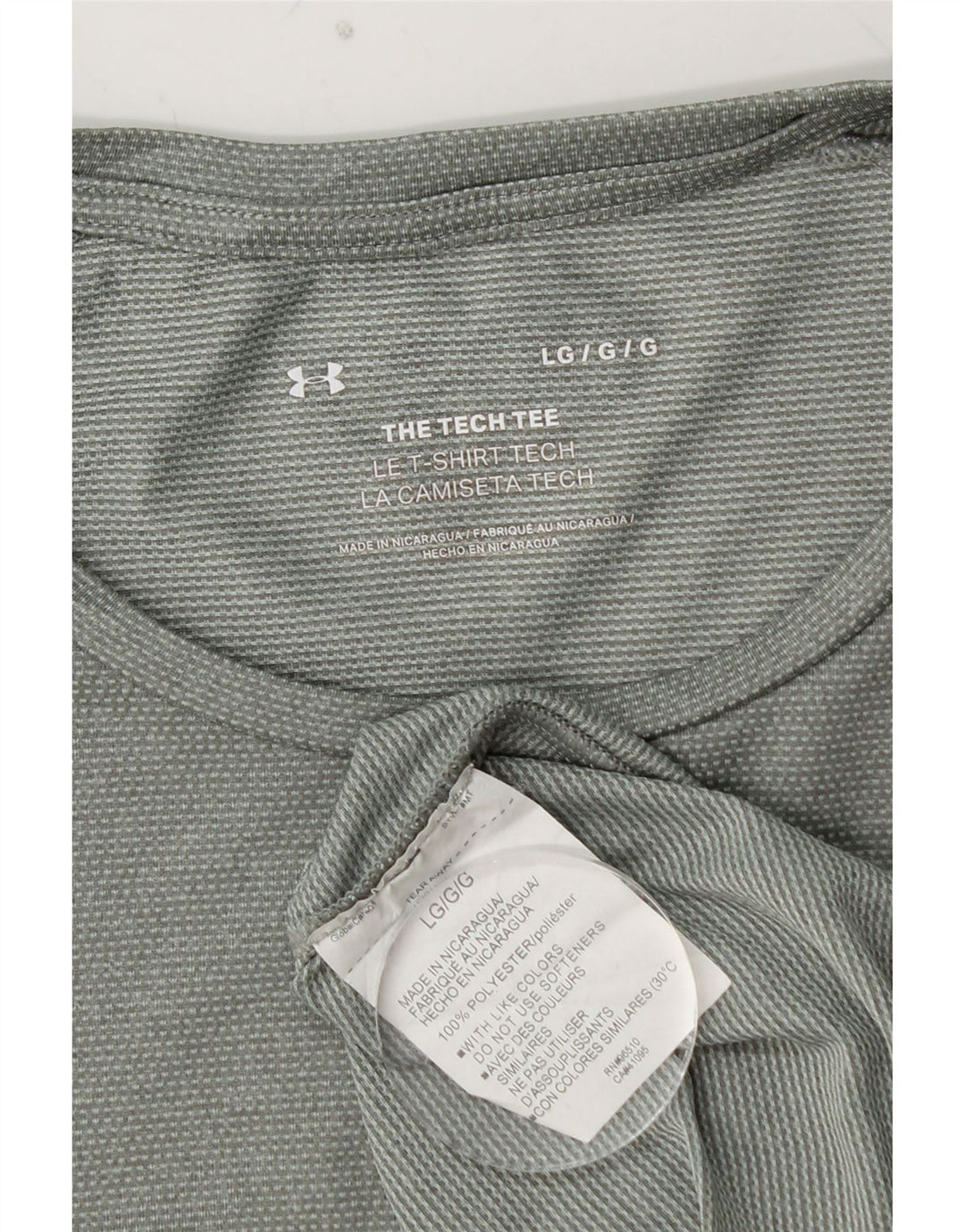 Мужская футболка UNDER ARMOR, большой зеленый полиэстер