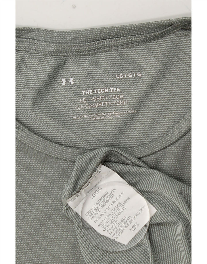 Мужская футболка UNDER ARMOR, большой зеленый полиэстер