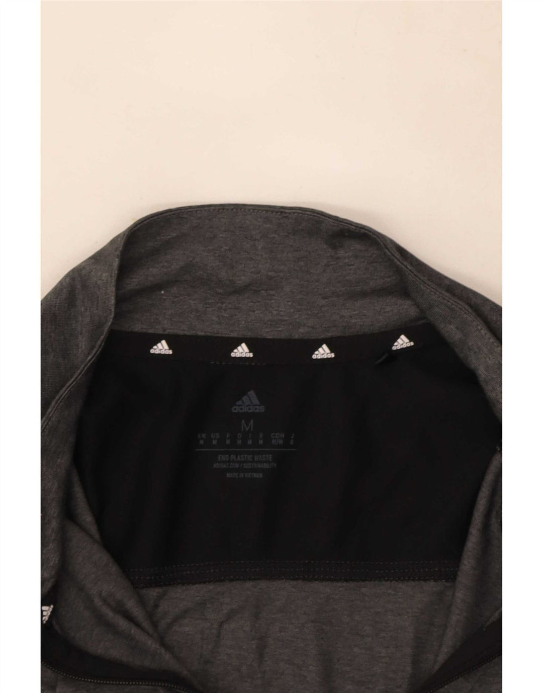 Мужской пуловер Adidas Aeroready, спортивный костюм среднего серого цвета с цветными блоками