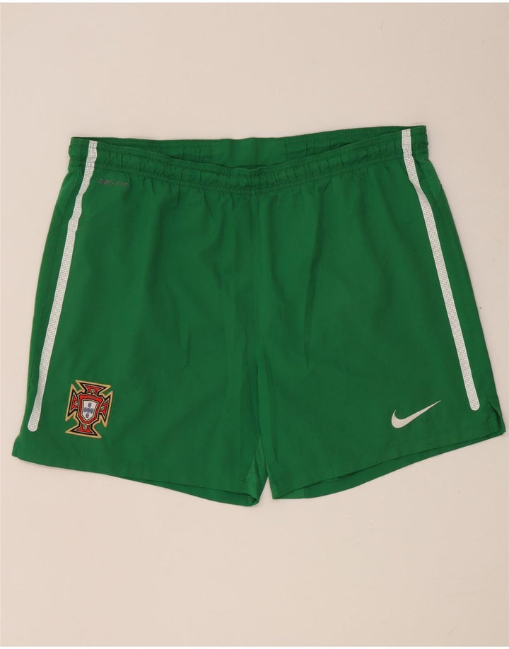 Мужские спортивные шорты Nike Portugal, большие зеленые полиэстер