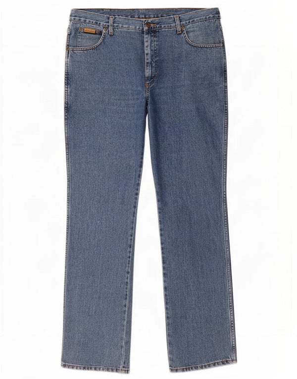 Мужские прямые джинсы Wrangler Texas W38 L34, синий хлопок
