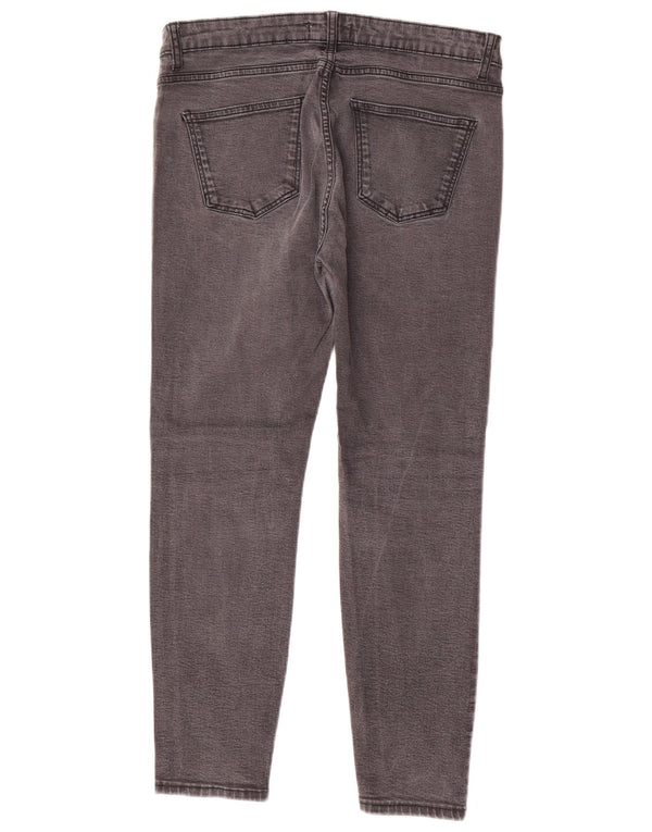 Женские узкие джинсы Zara EU 42, большие W32 L26, серые