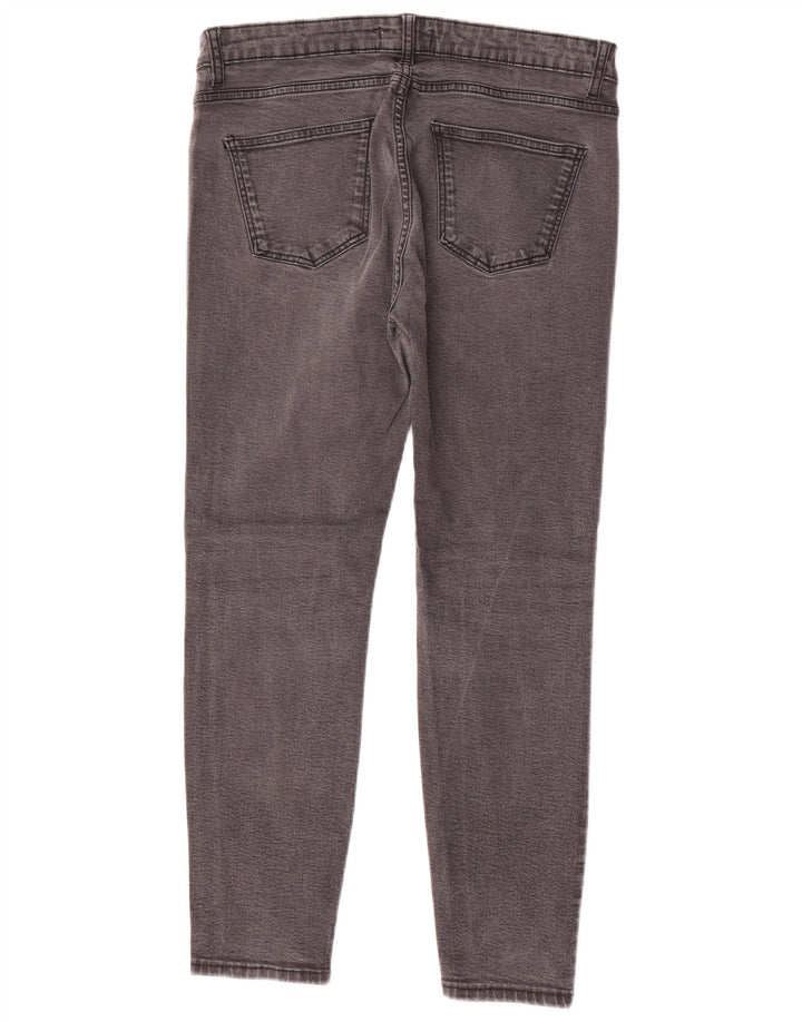 Женские узкие джинсы Zara EU 42, большие W32 L26, серые