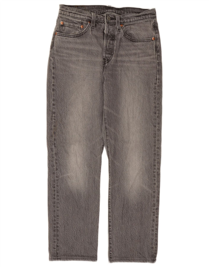 Женские прямые джинсы Levi's 501 W27 L28, серый хлопок