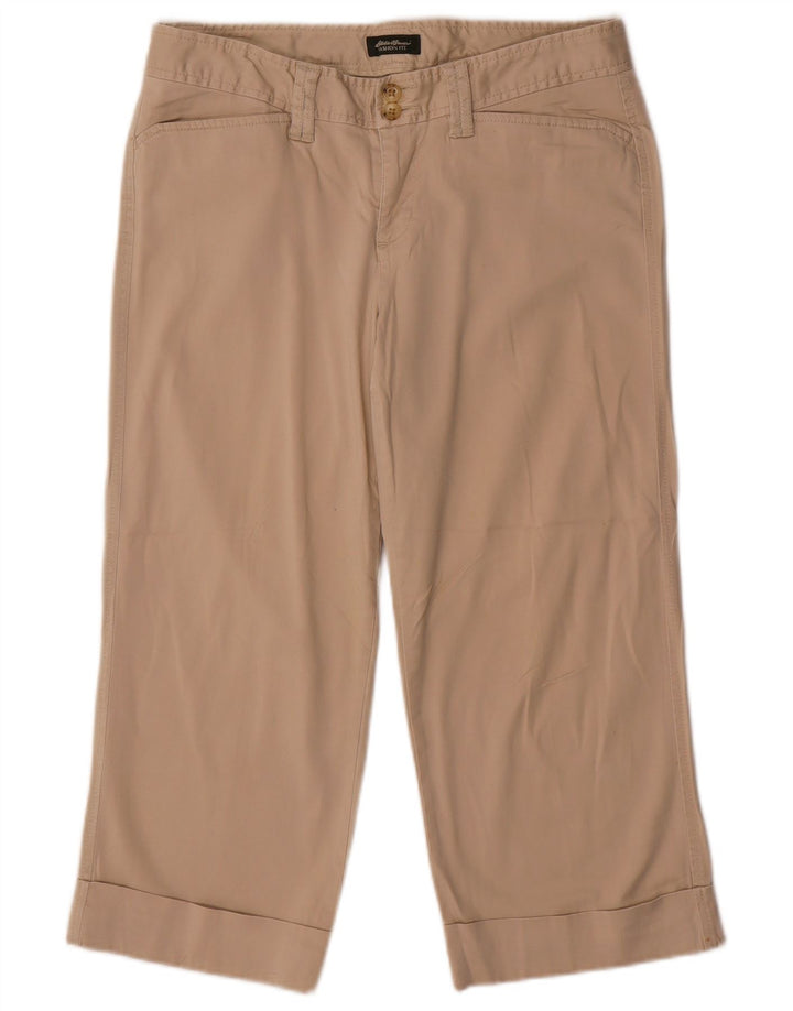 Женские капри EDDIE BAUER Vashon, США 6, средние W32 L21, бежевые