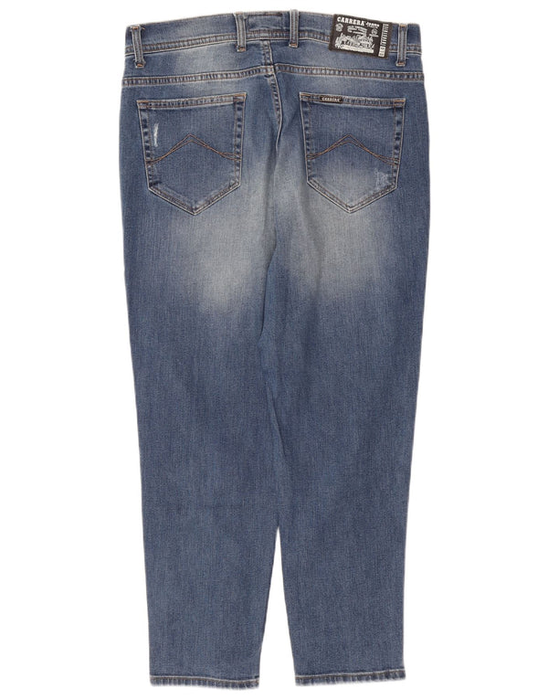 Мужские зауженные джинсы CARRERA IT 50, большие W34 L26, синий хлопок