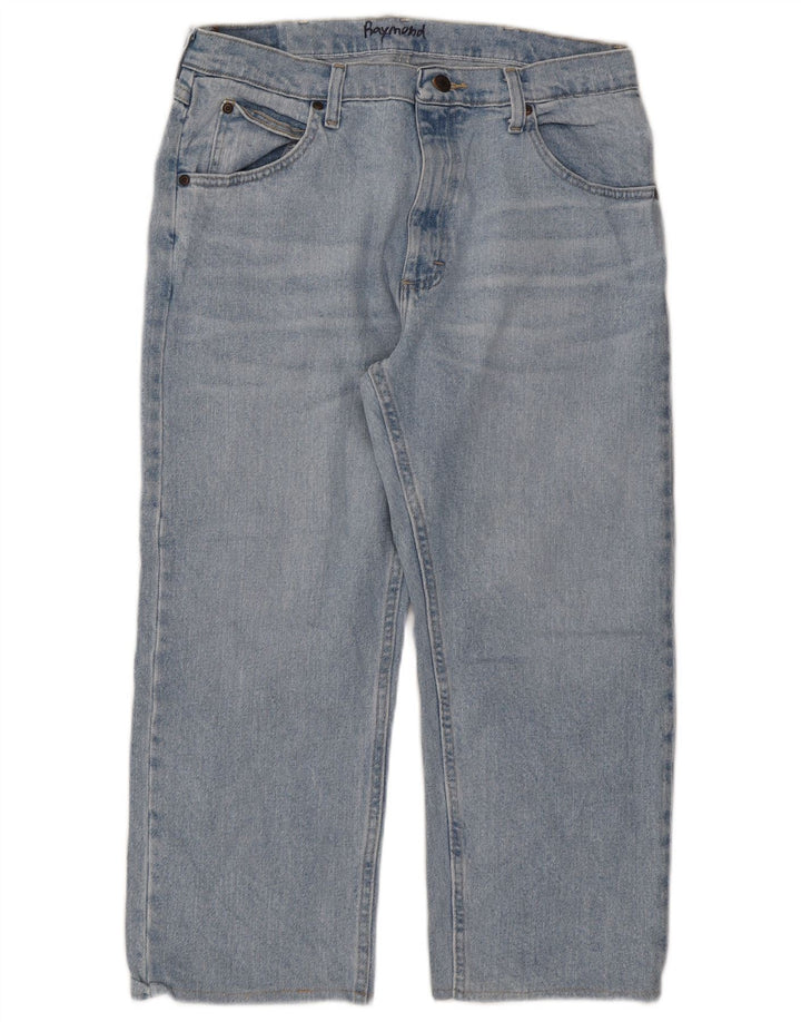 Мужские укороченные джинсы Wrangler W34 L23 синие, хлопок