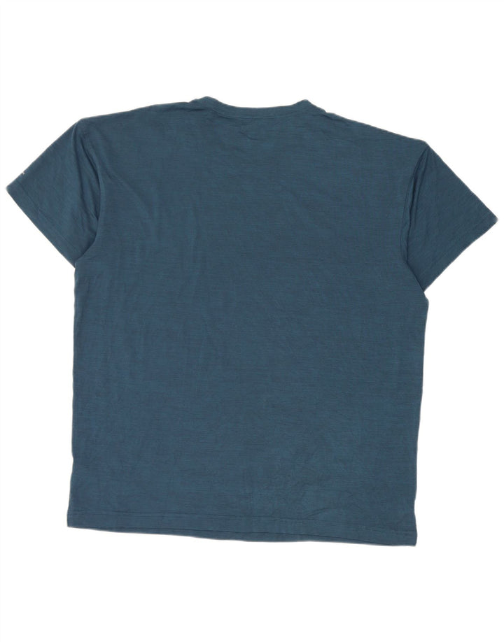 Мужская футболка Columbia Top, большой синий полиэстер