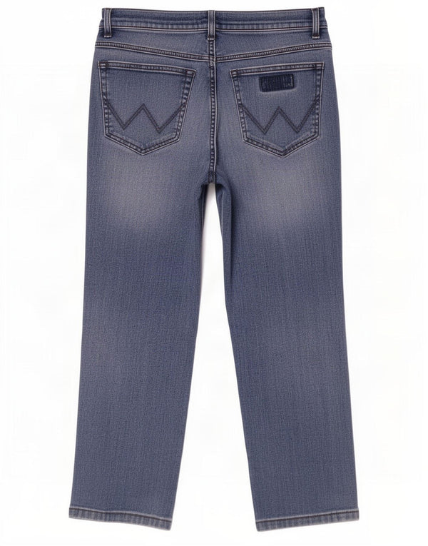 Мужские прямые джинсы Wrangler Texas W33 L30, синий хлопок