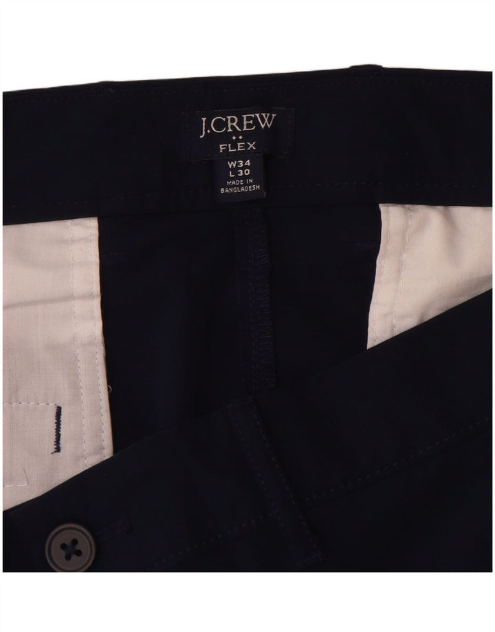 Мужские брюки-чиносы J. Crew Flex Slim W34 L30, темно-синий, полиэстер