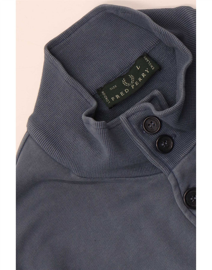 Мужская спортивная куртка Fred Perry, большая синяя