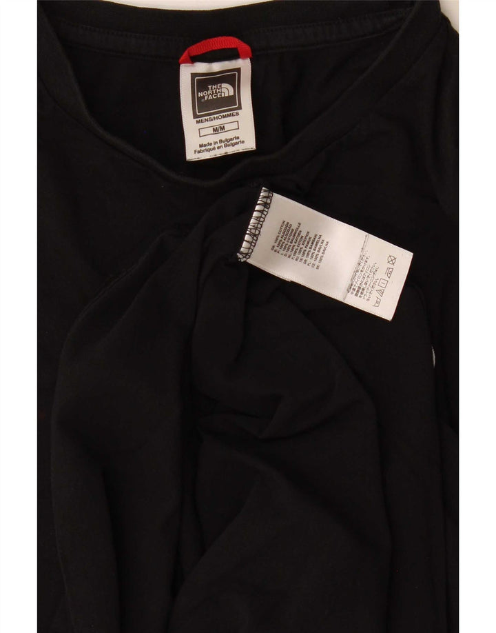 Мужская футболка The North Face из хлопка среднего размера, черная