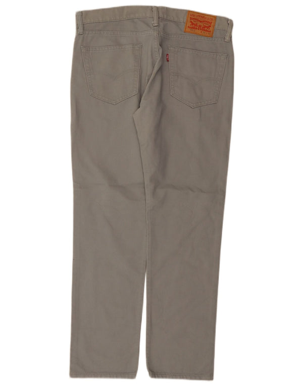 Мужские вельветовые брюки Levi's 511 W34 L30 серого цвета, хлопок